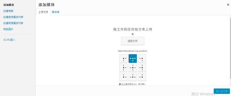 wordpress主题图像裁剪位置插件Thumbnail Crop Position-易模板